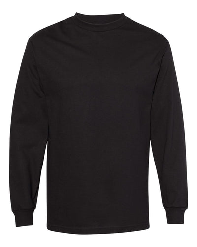 American Apparel Unisex Heavyweight Cotton Long Sleeve Tee - 1304 - Black