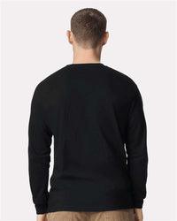 American Apparel Unisex Heavyweight Cotton Long Sleeve Tee - 1304 - Black