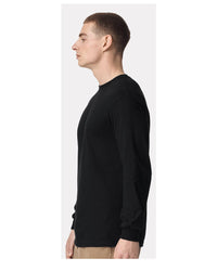 American Apparel Unisex Heavyweight Cotton Long Sleeve Tee - 1304 - Black