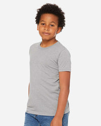 BELLA + CANVAS Youth Triblend Tee - 3413Y - Athletic Grey Triblend