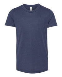 BELLA + CANVAS Youth Triblend Tee - 3413Y - Solid Navy Triblend