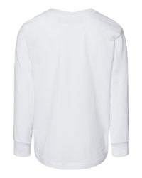 BELLA + CANVAS Toddler Jersey Long Sleeve Tee - 3501T - White