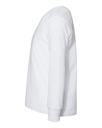 BELLA + CANVAS Toddler Jersey Long Sleeve Tee - 3501T - White