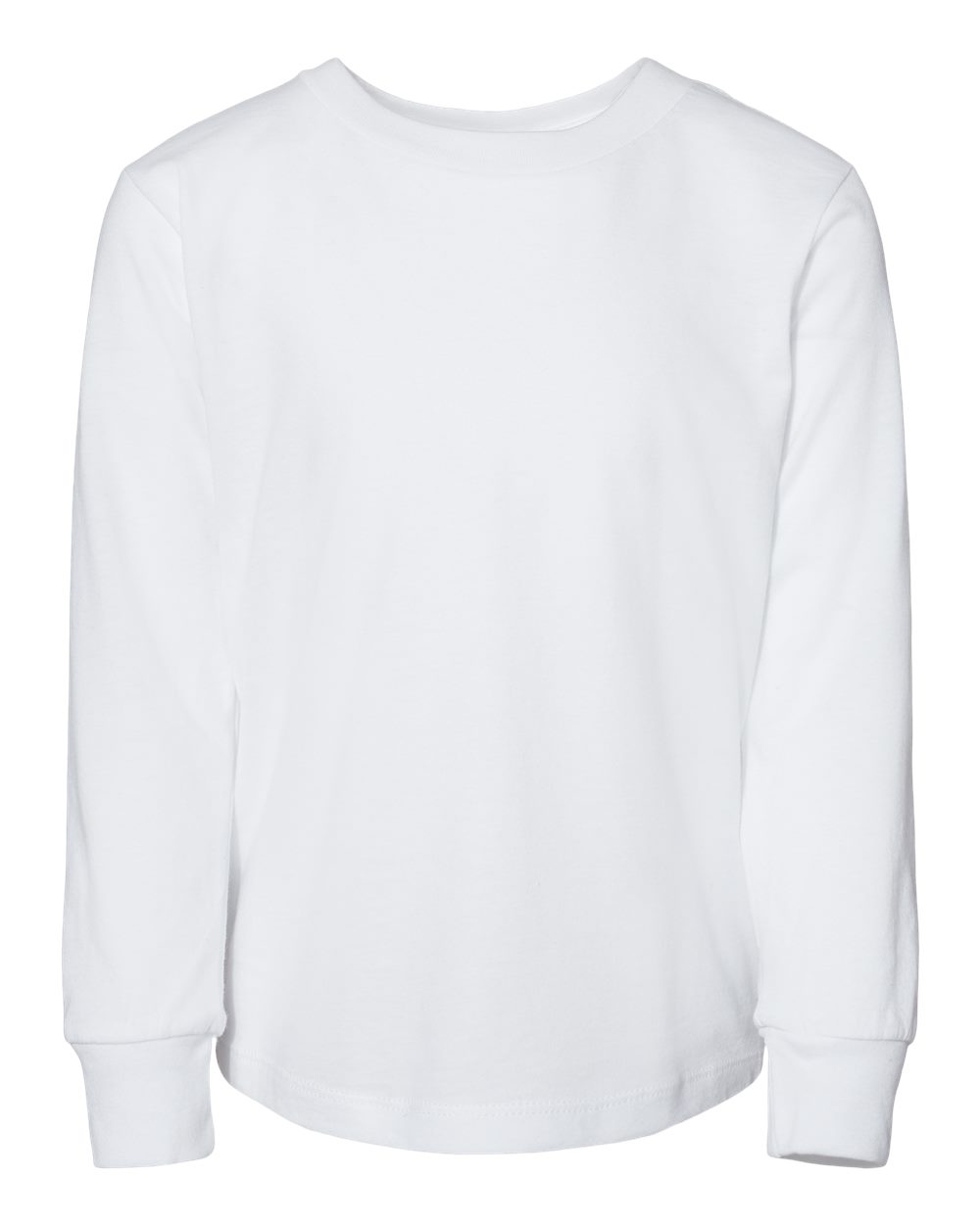 BELLA + CANVAS Toddler Jersey Long Sleeve Tee - 3501T - White