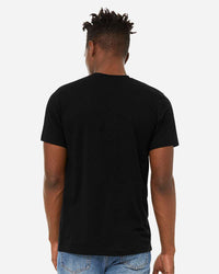 BELLA + CANVAS Unisex Sueded Tee - 3301 - Solid Black Blend