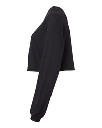 BELLA + CANVAS Women's FWD Fashion Crop Long Sleeve Tee - 6501 - Black