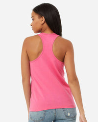 BELLA + CANVAS Women's Jersey Racerback Tank - 6008 - Charity Pink