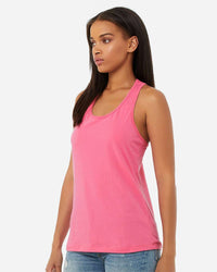 BELLA + CANVAS Women's Jersey Racerback Tank - 6008 - Charity Pink