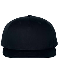 Richardson Pinch Front Structured Snapback Trucker Cap - 255 - Black