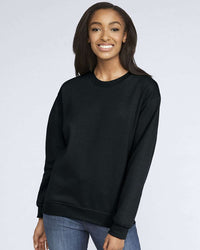 Gildan Unisex Softstyle® Midweight Crewneck Sweatshirt - SF000 - Black