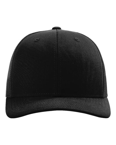 Richardson Sustainable Trucker Cap - 112RE - Black