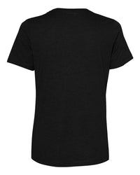 BELLA + CANVAS Women’s Relaxed Fit Heather CVC Tee - 6400CVC - Solid Black Blend