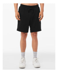 BELLA + CANVAS Unisex Sponge Fleece Shorts - 3724 - Black