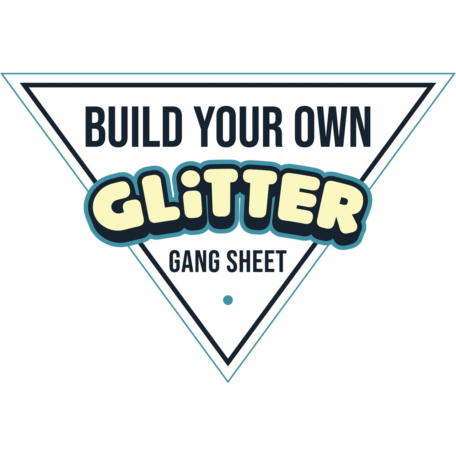 DTF Glitter Gang Sheets – Premium Sparkle Transfers (Next-Day Service)