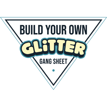 DTF Glitter Gang Sheets – Premium Sparkle Transfers (Next-Day Service)
