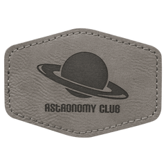 Adhesive Hex Leatherette Patches