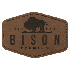 Adhesive Hex Leatherette Patches