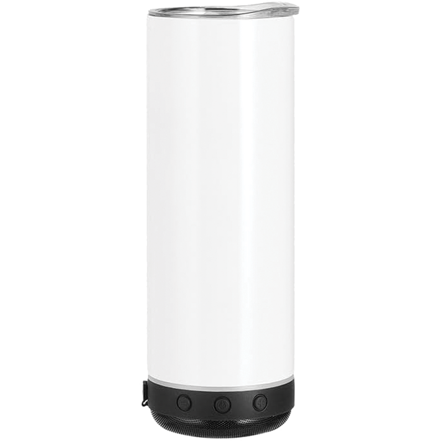 20OZ Skinny Straight Sublimation Tumbler Bluetooth Speaker