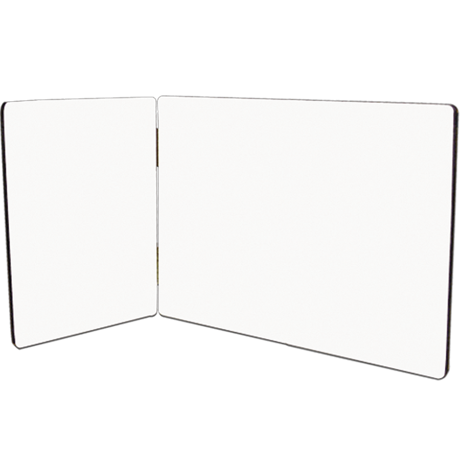 ChromaLuxe Hinged Hardboard Double Photo Panel - 3x5 x 5x7"