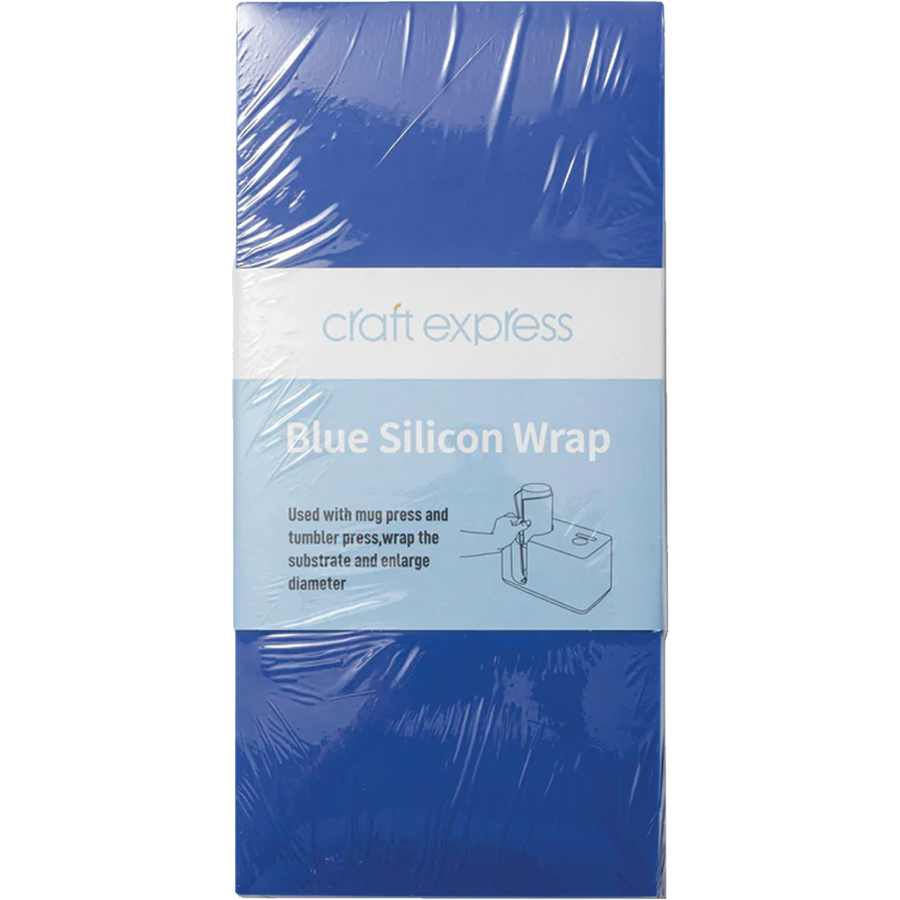Craft Express 3-Pack Blue Silicone Wrap – Multi-Size Heat-Resistant Wraps