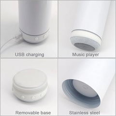 20OZ Skinny Straight Sublimation Tumbler Bluetooth Speaker