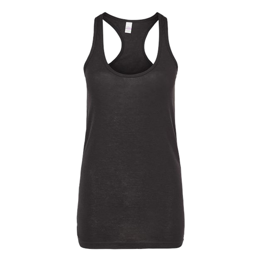 Tultex - Women's Poly-Rich Racerback Tank Top (Black)