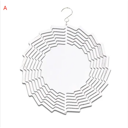 Aluminum 10inch Sublimation Wind Spinner
