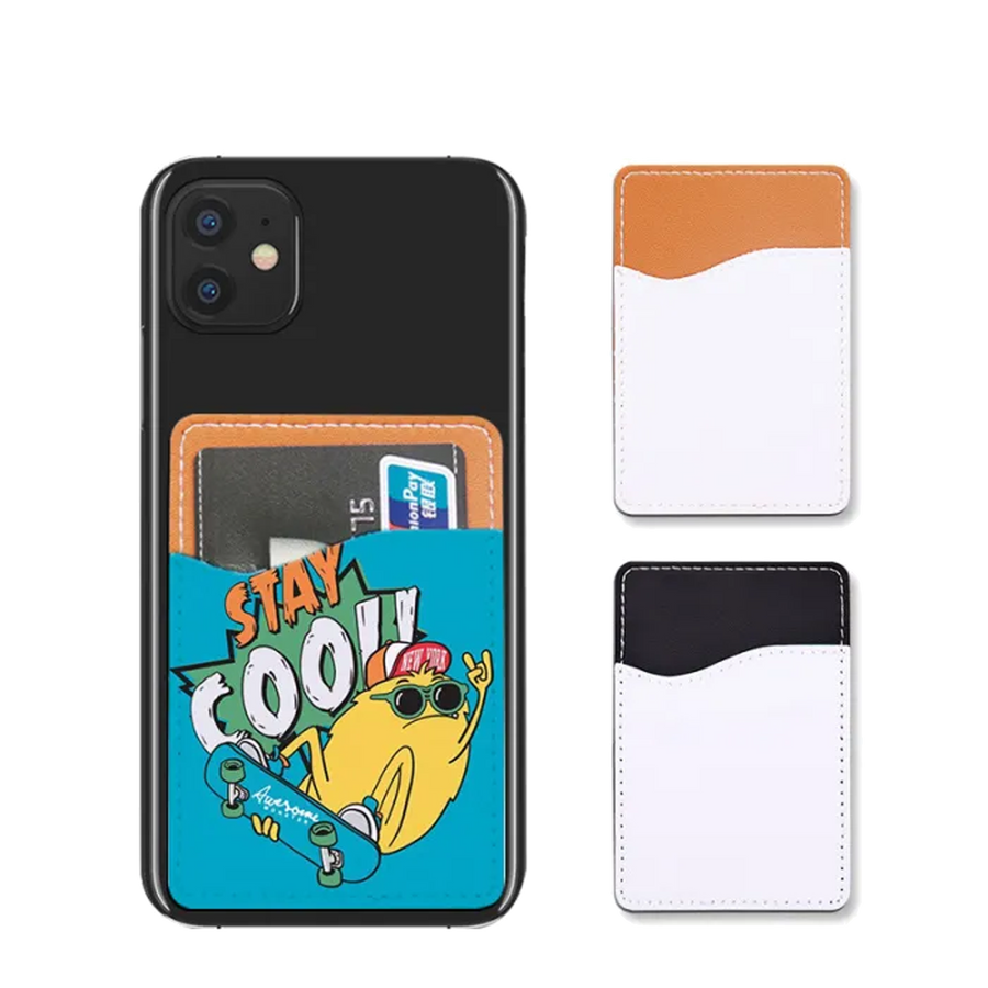 Sublimation Leather Card Holder For Mobile Phone