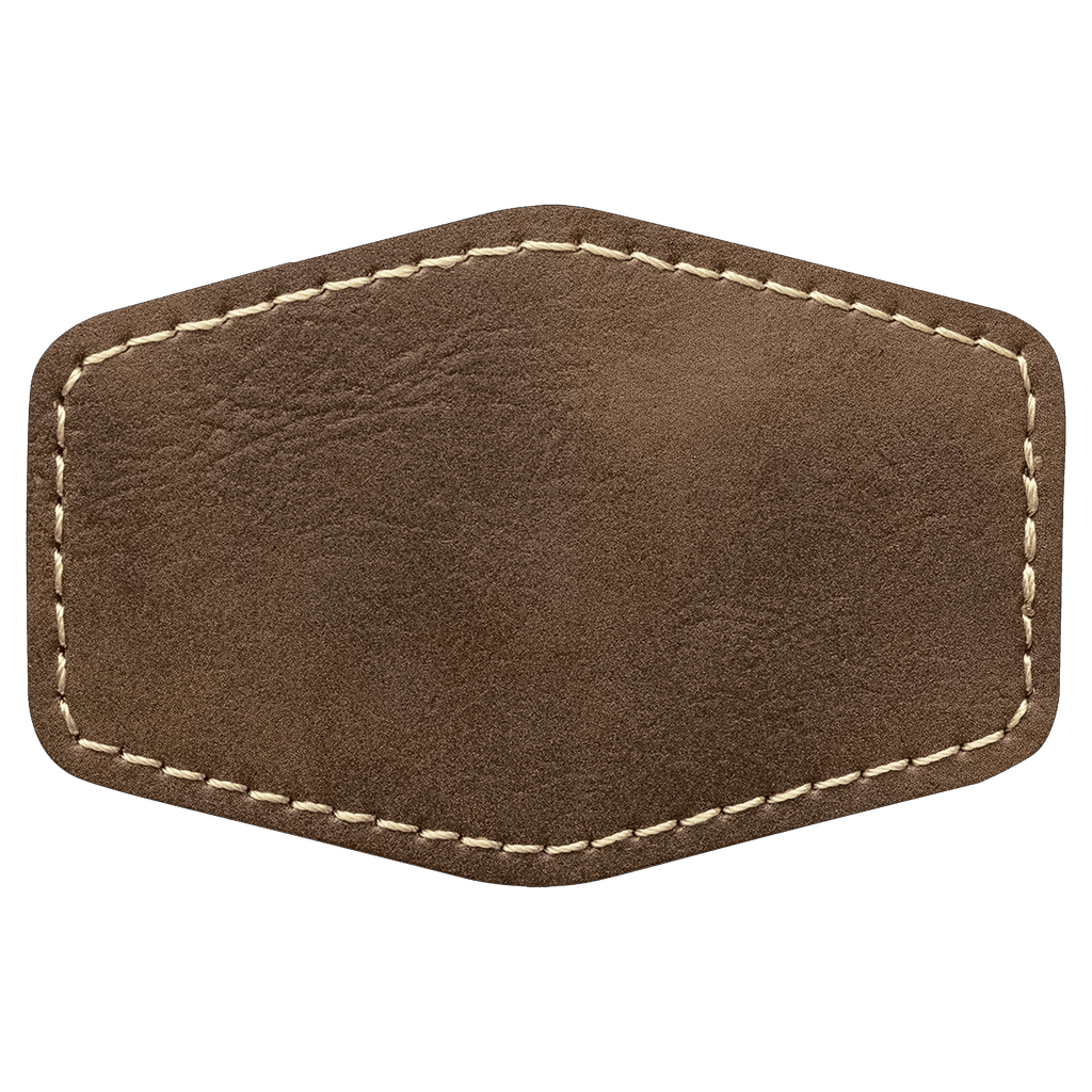 Adhesive Hex Leatherette Patches