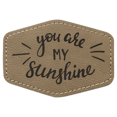 Adhesive Hex Leatherette Patches