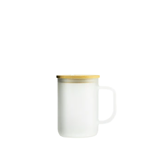 17oz Sublimatable Glass Coffee Mug - Matte