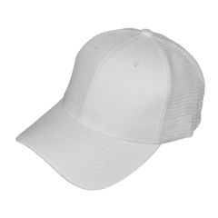 BLANK TRUCKER HATS - STRUCTURED MESH BK CAPS (COMPARE TO RICHARDSON TRUCKER HATS 112)