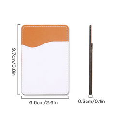 Sublimation Leather Card Holder For Mobile Phone