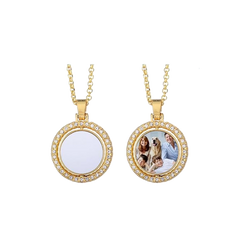 Sublimation Round Shape Necklace