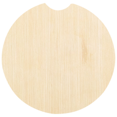 2 1/2" Round Sublimatable Wood Car Coaster set of 2