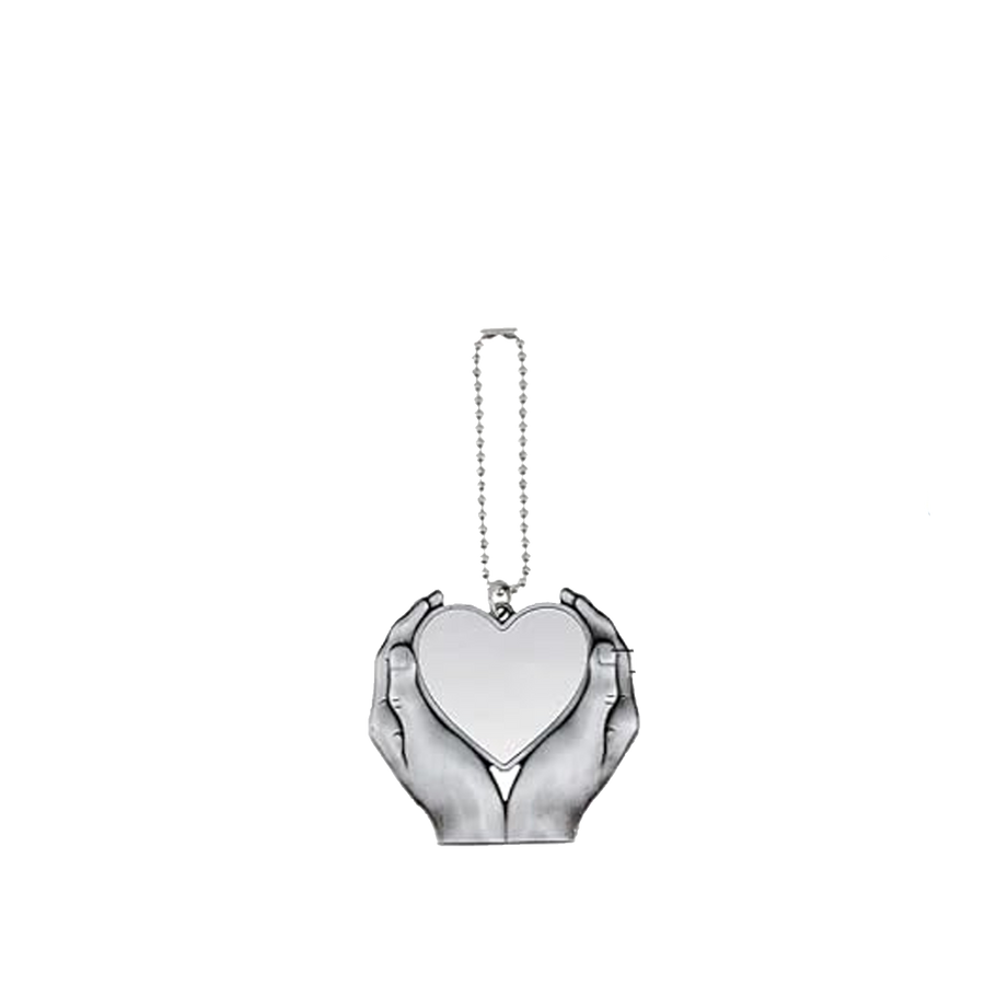 Sublimation Blank Hand Heart Shape Ornament Car Pendant