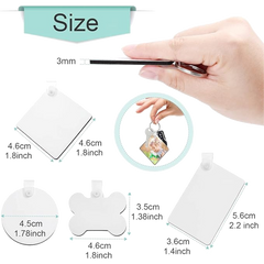Sublimation Keychain Blanks