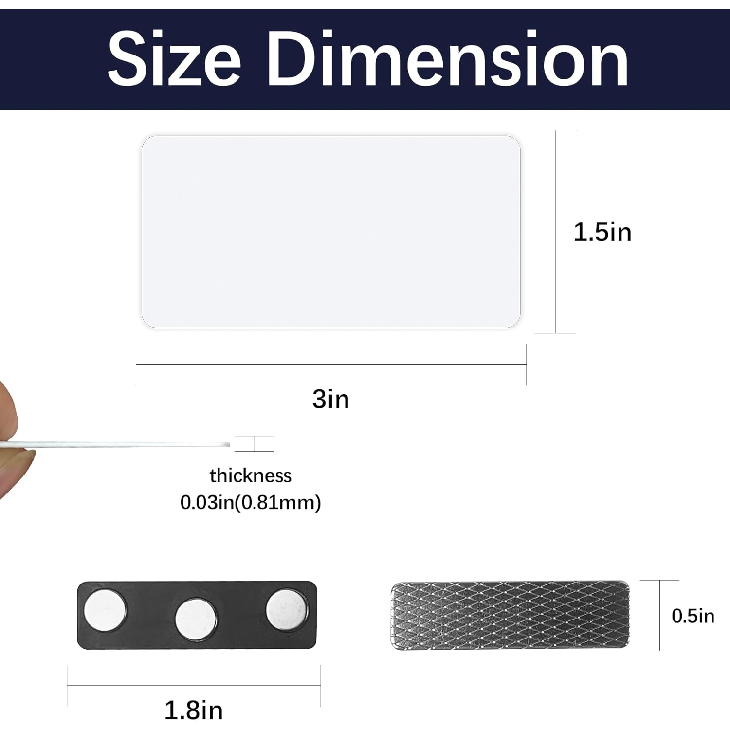 sublimation name tags