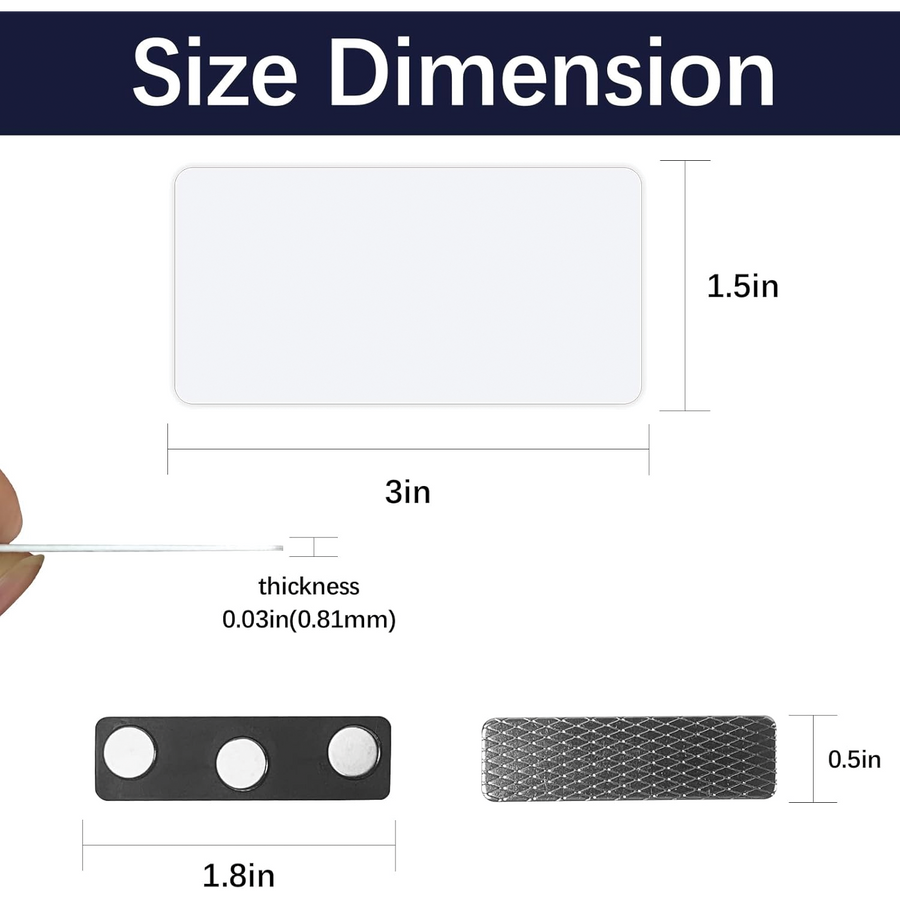 sublimation name tags