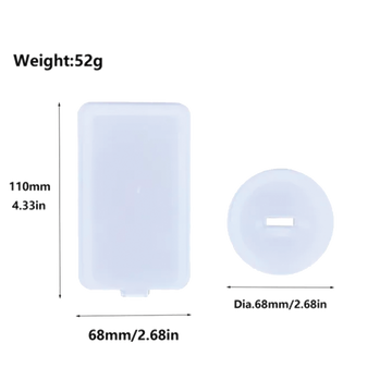 Acrylic Sublimation Photo Ornament with Round Stand