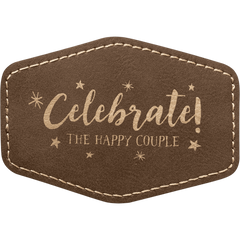 Adhesive Hex Leatherette Patches