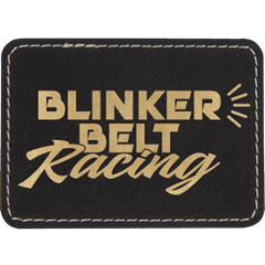 Adhesive Rectangle Leatherette Patches