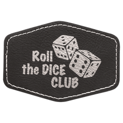 Adhesive Hex Leatherette Patches