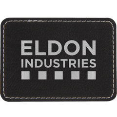 Adhesive Rectangle Leatherette Patches