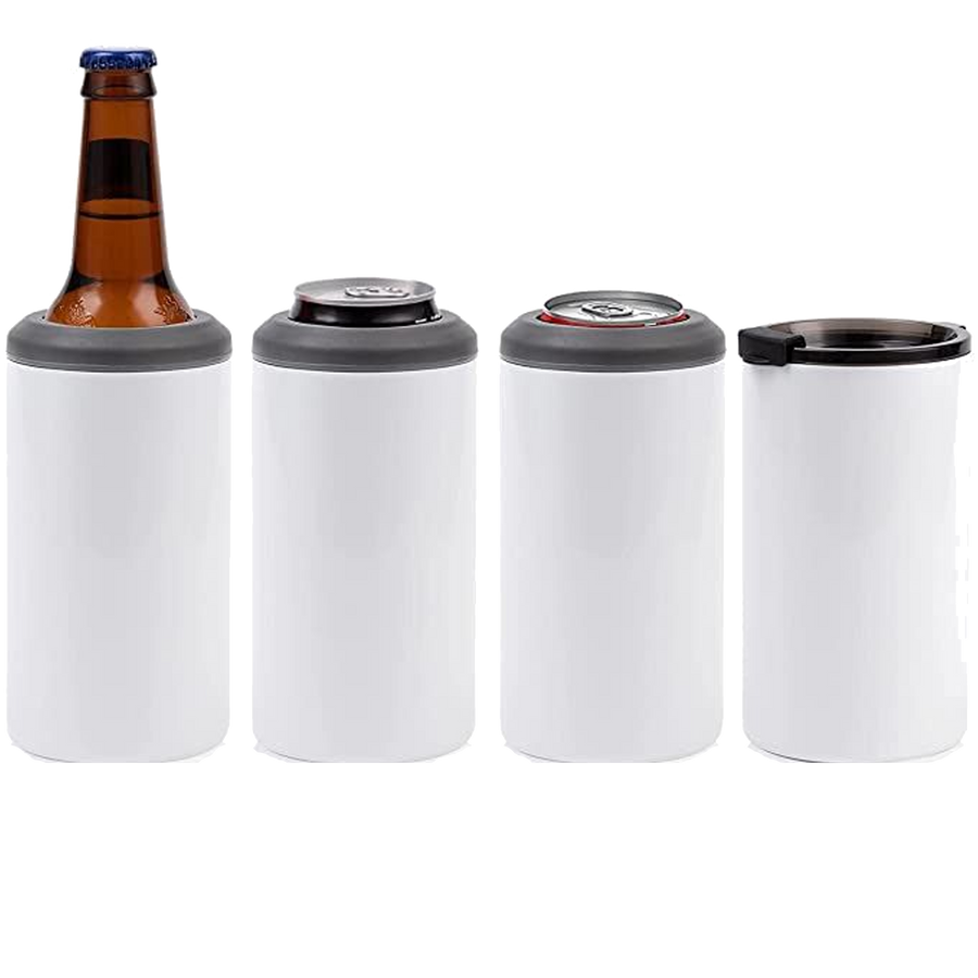 16oz 4 in 1 matte sublimation can cooler