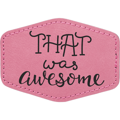 Adhesive Hex Leatherette Patches