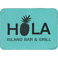 Adhesive Rectangle Leatherette Patches