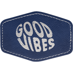 Adhesive Hex Leatherette Patches