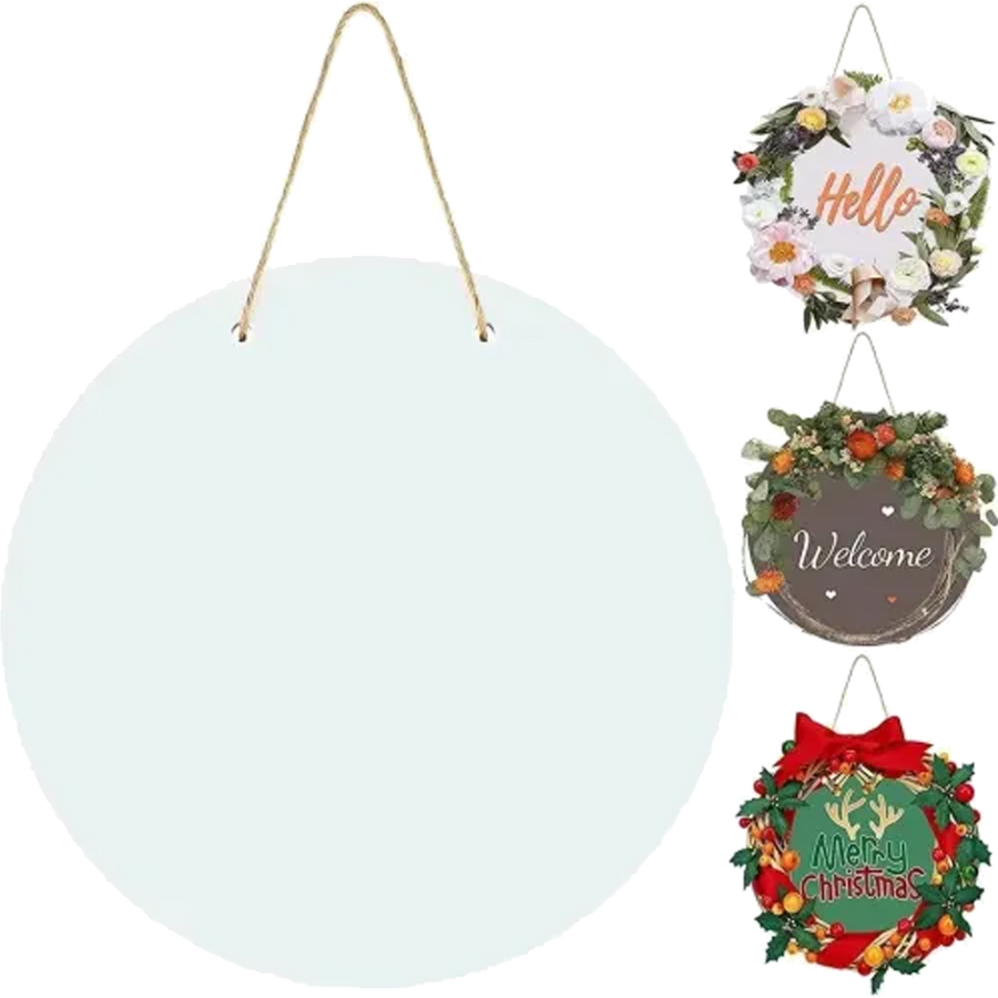 Sublimation 12 inch door hanger