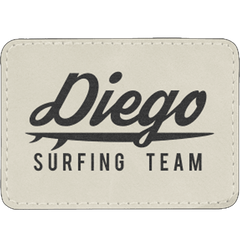 Adhesive Rectangle Leatherette Patches